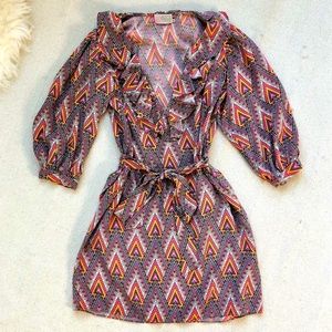 Geometric Silk Mod Mini Barbie Style Dress by Alice & Trixie